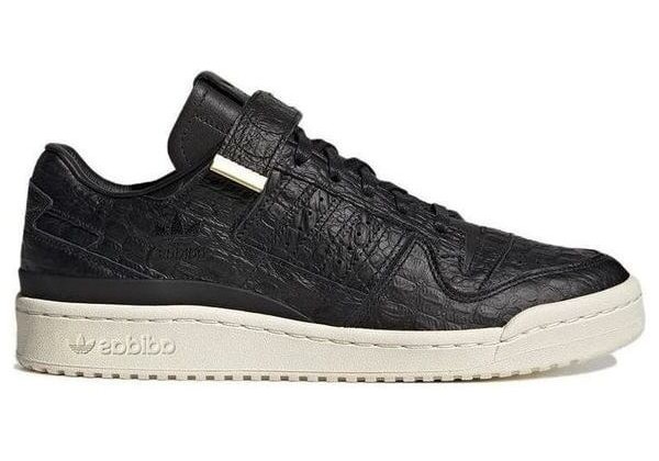 Кроссовки Adidas Forum 84 Low Croc Skin Black